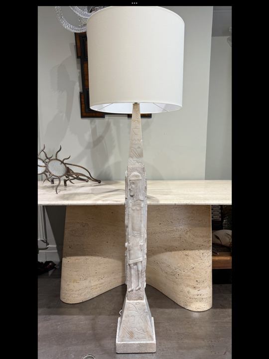 Alabaster Floor lamp circa 1930 