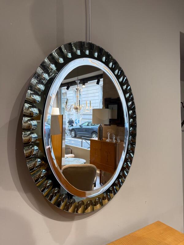 Cristal art mirror Italy 1960