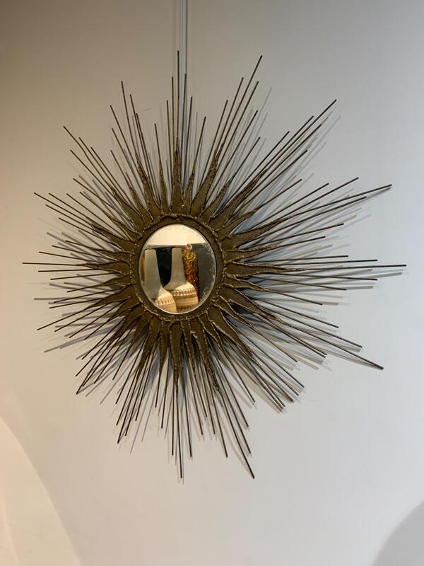 French iron mirror circa 1970