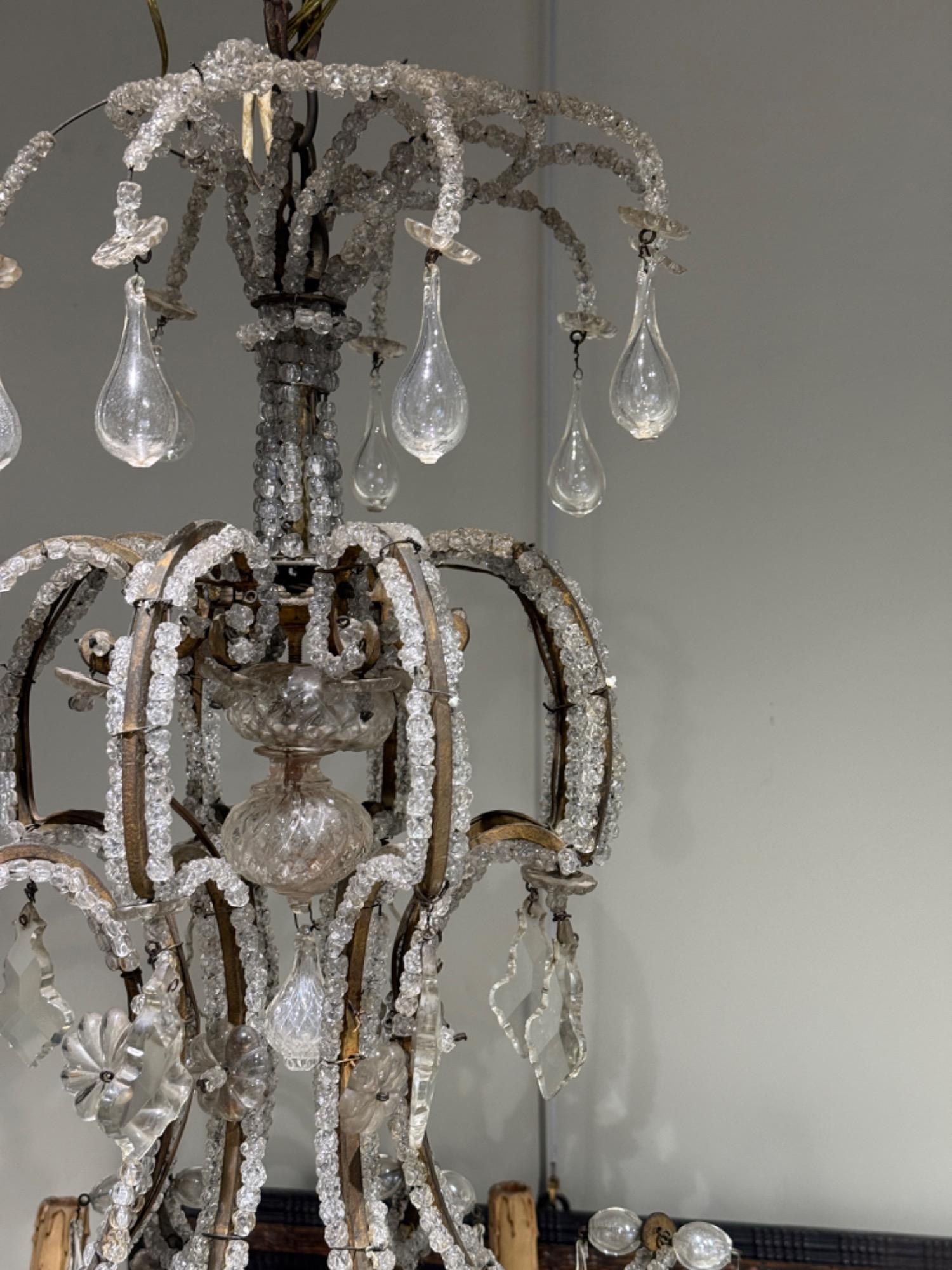 Italian chandelier XIXe century 