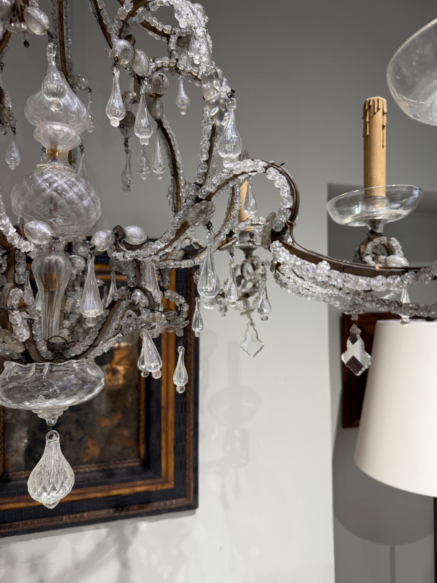 Italian chandelier XIXe century 