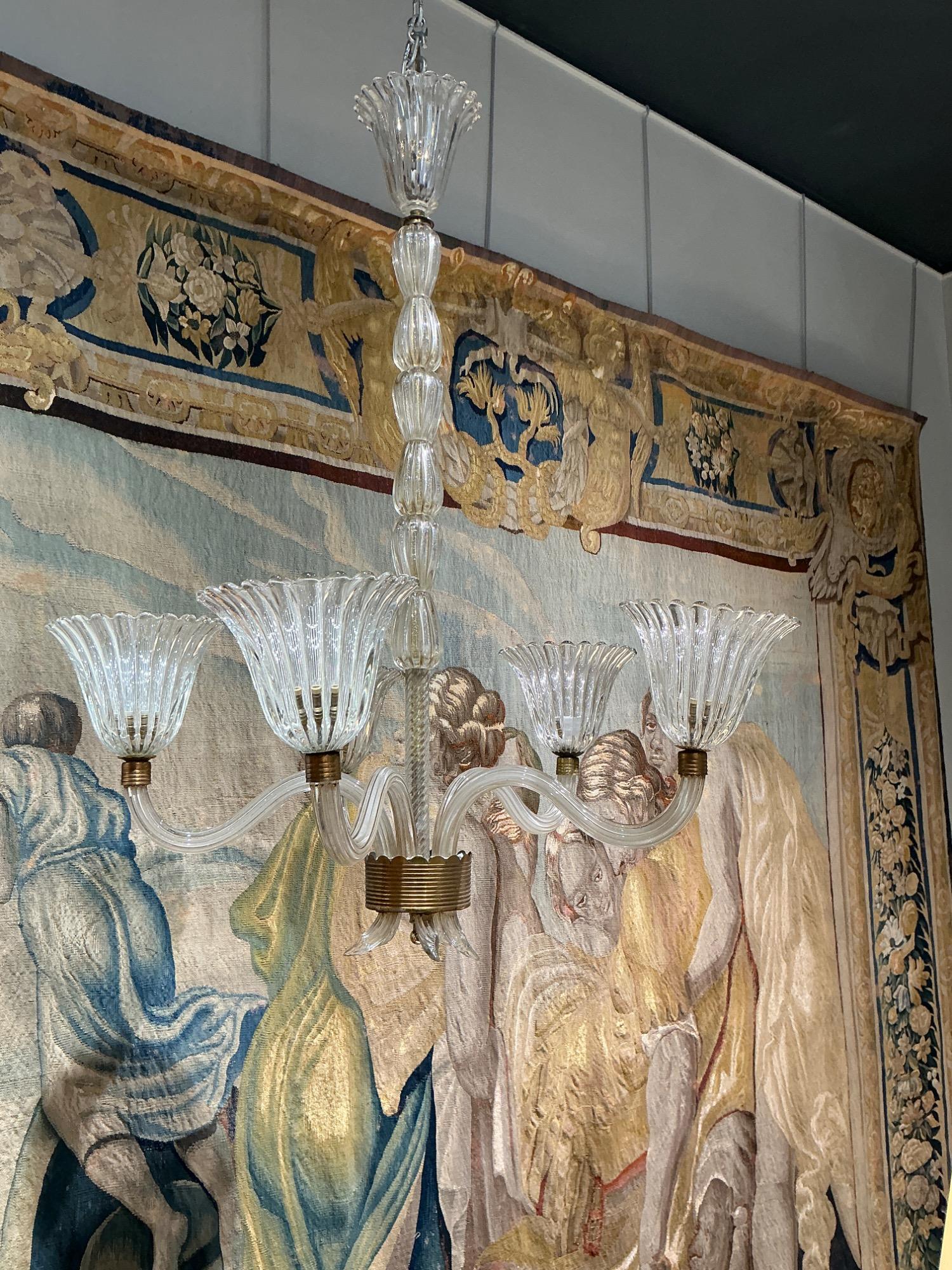 Murano chandelier circa 1950