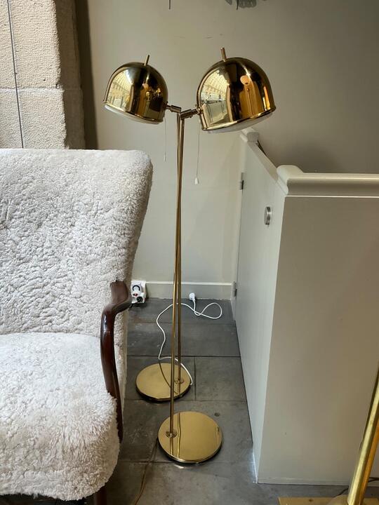 Pair of floor lamps Bergboms Sweden 1970