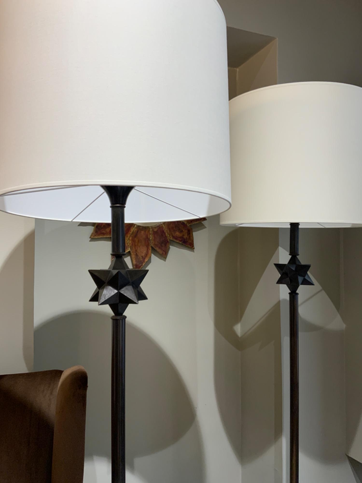 Pair of floor lamps corca 1960