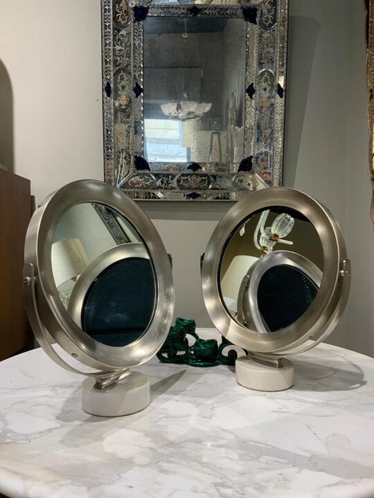 Pair of mirrors S Mazza italy 1960