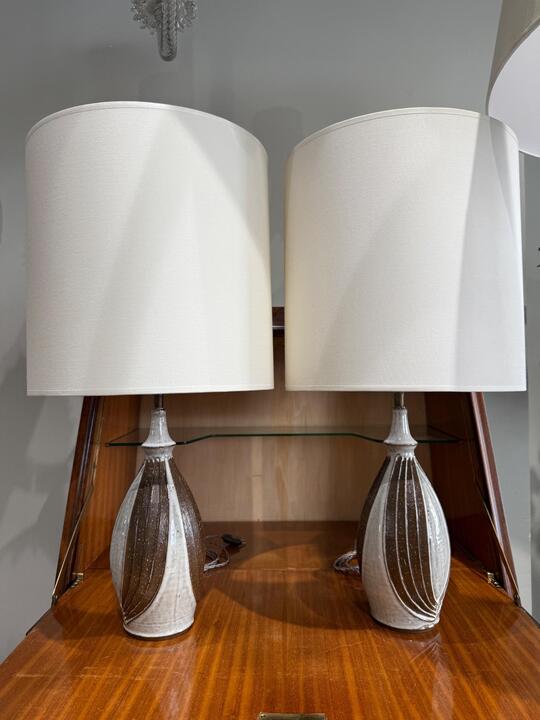 Pair of soholm lamps Denmark 1970 